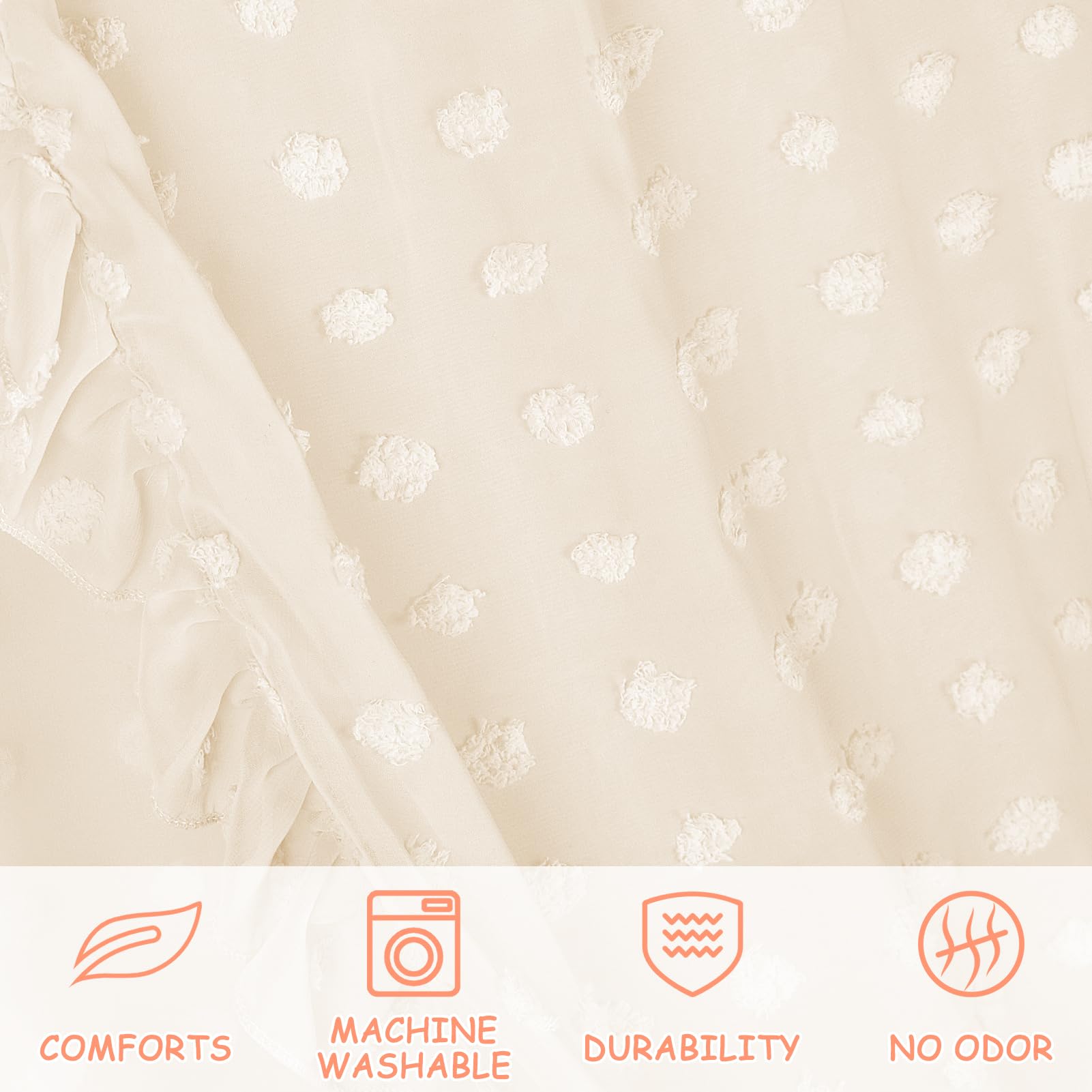 Jiangcha princess bed canopy crib wrap fits cribs and toddler beds.