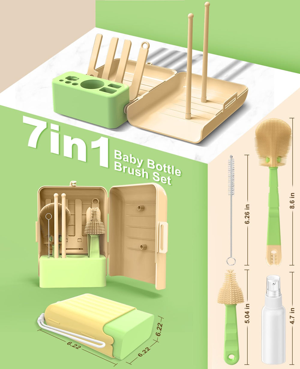JICNUSK portable drying rack integrated into kit for air-drying.