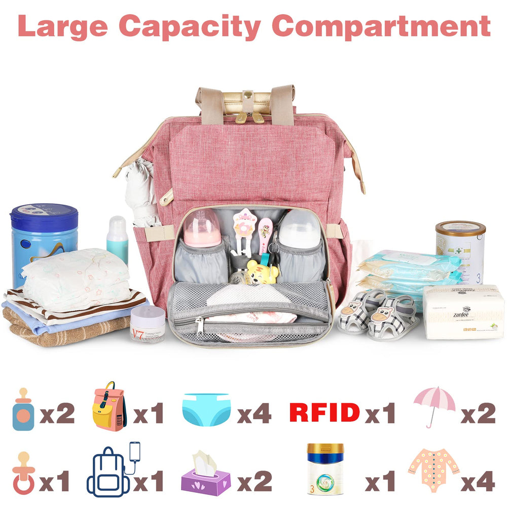 Jiefeike bag with insulated bottle pockets keeps drinks at the right temperature.