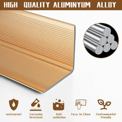 Jiekayi corner protector wall edge protection emphasizes high-traffic durability and gold accent