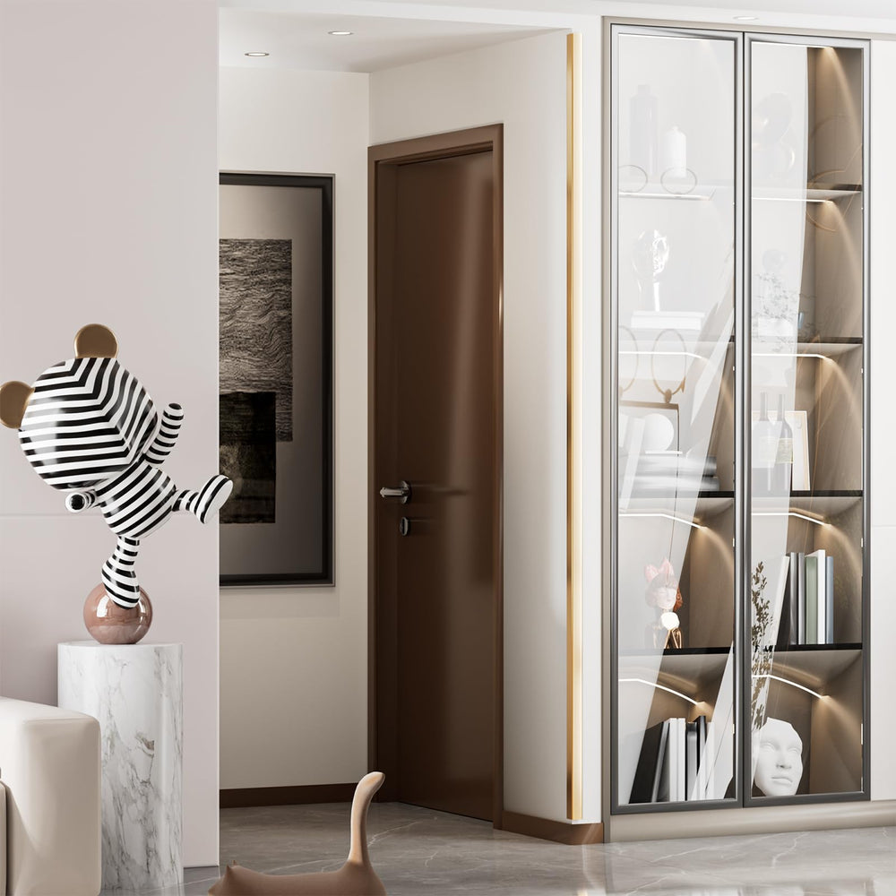 Jiekayi l molding corner decor gold finish adds stylish trim and edge protection