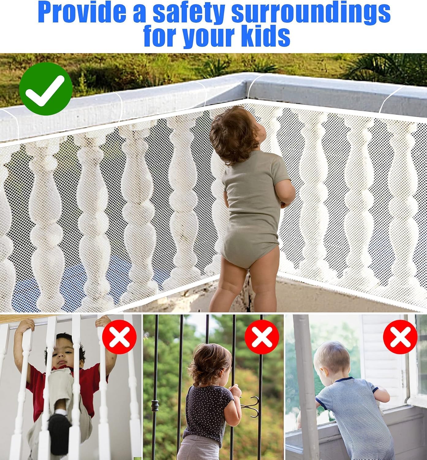 JIFTOK installation-friendly netting can be secured with buckles or rope for quick setup.