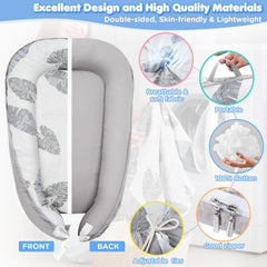 JIFTOK Leaves adjustable-cushion focuses on growing with baby for a secure fit