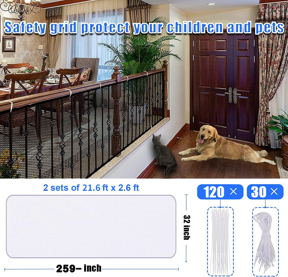 JIFTOK banister guard installation buckles highlight easy setup