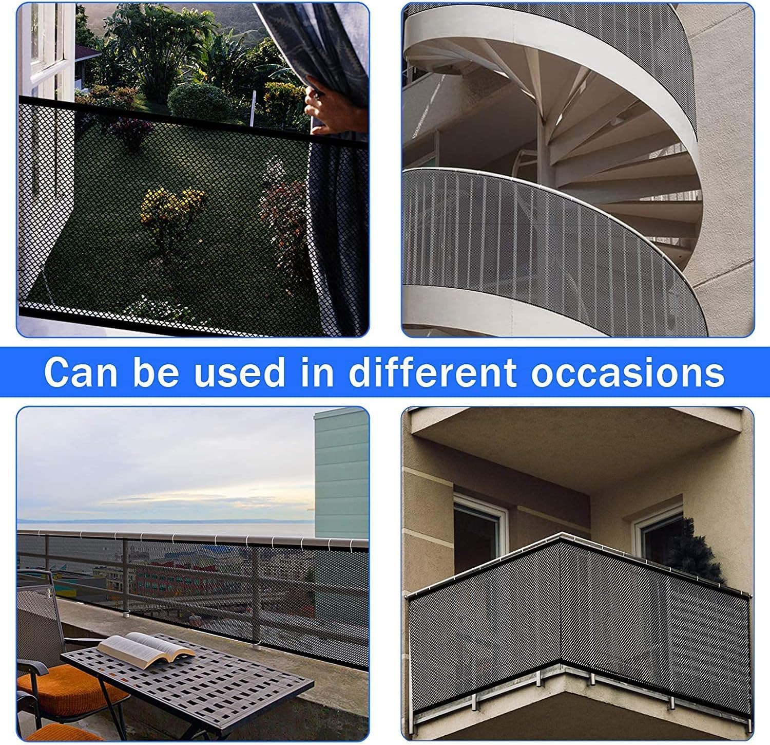 JIFTOK indoor outdoor use showing versatility around stairs and balconies