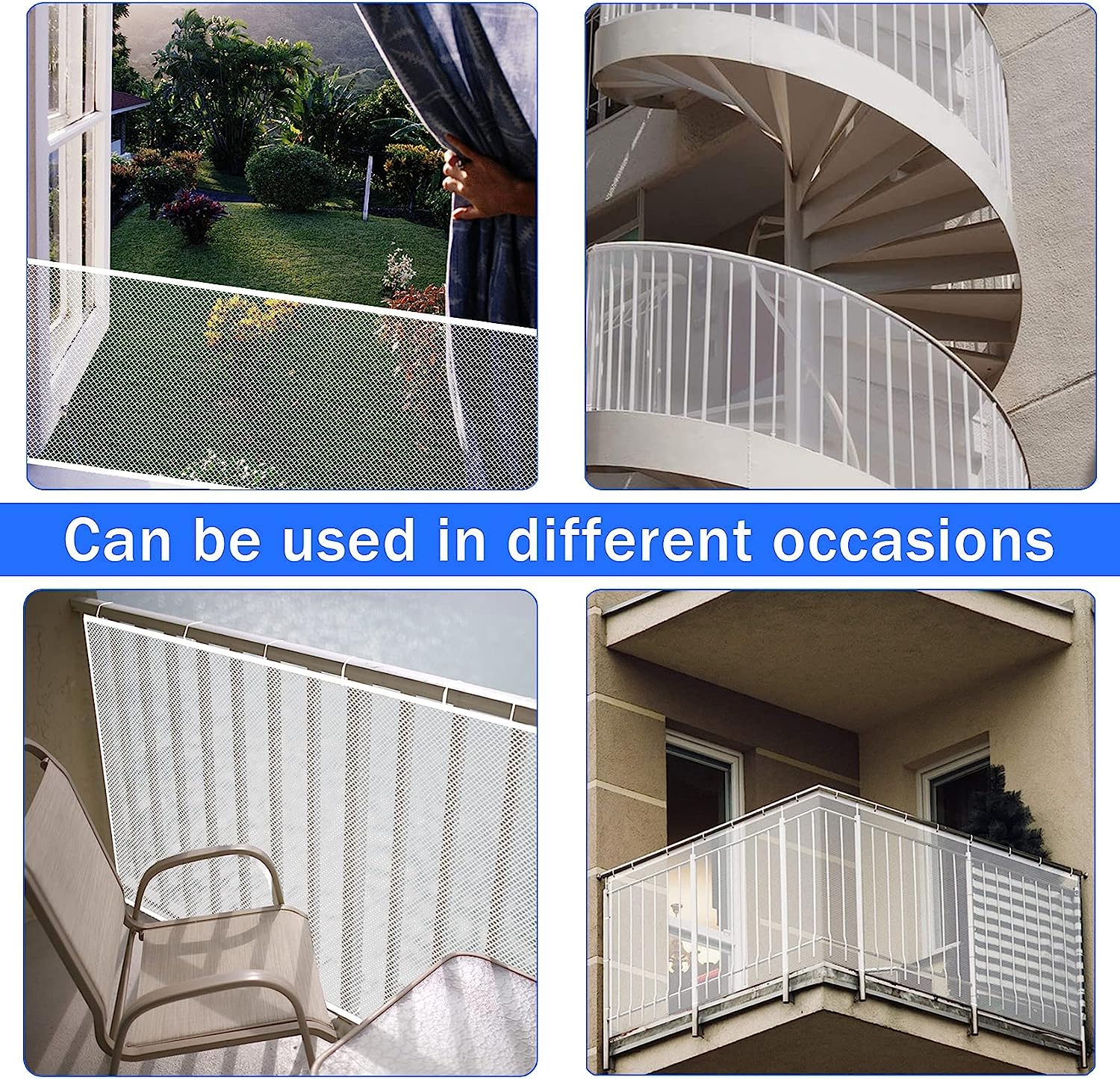 JIFTOK weatherproof net works indoors or outdoors with durable materials.