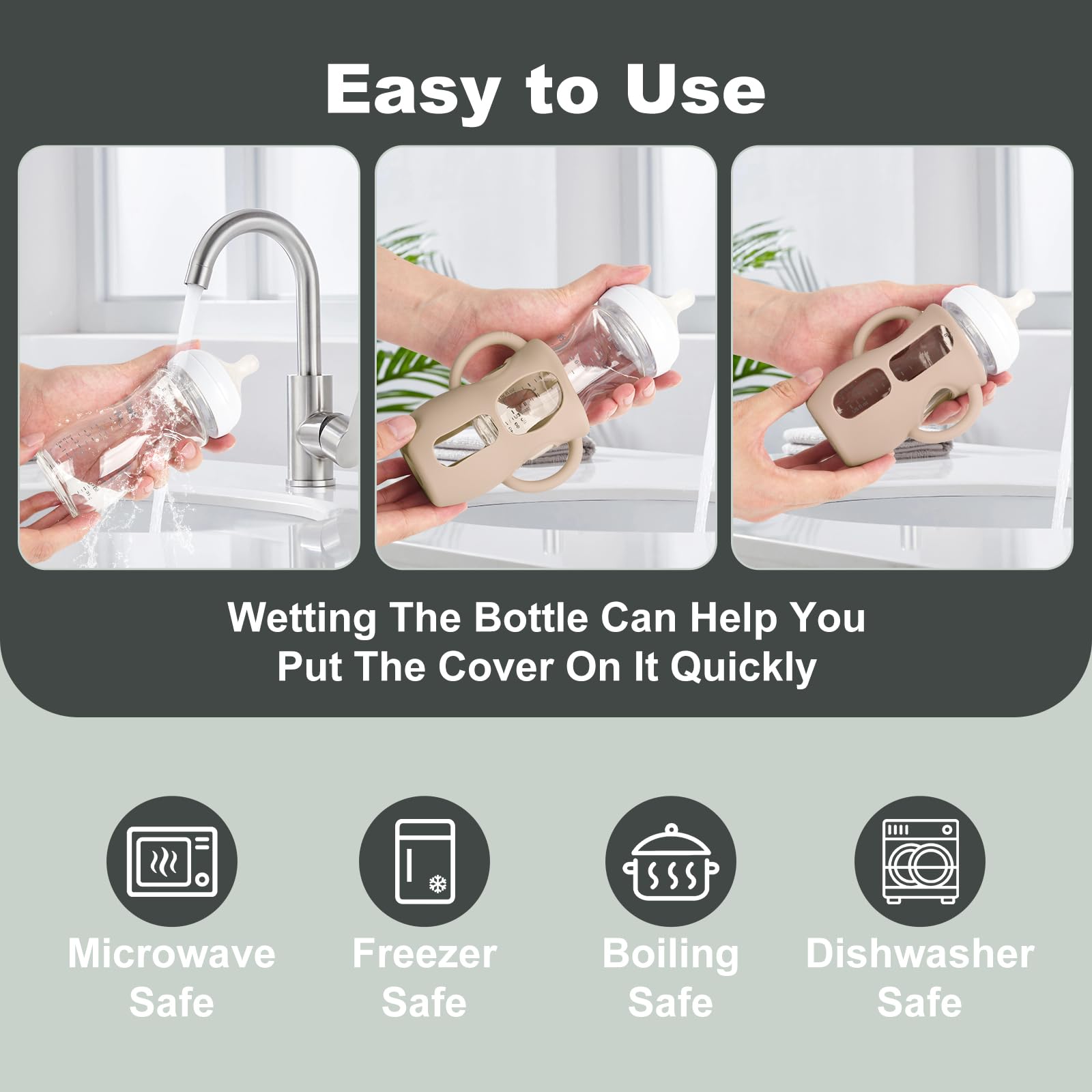 Jifvrnk 8 oz Avent sleeve fits Philips Avent glass bottles exactly.