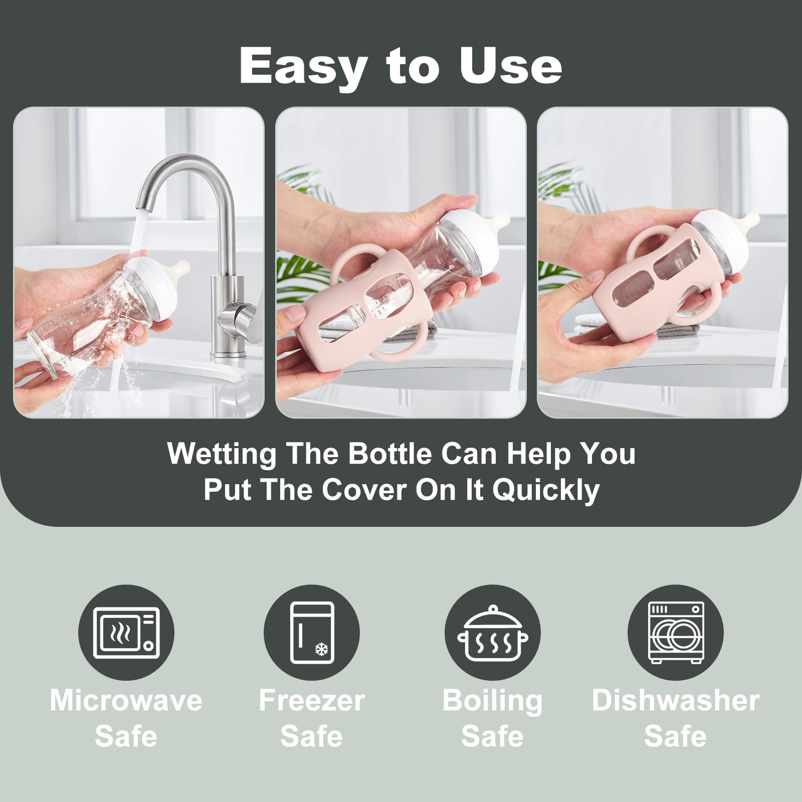 Jifvrnk reinforced bottom sleeve offers heat insulation and stability.