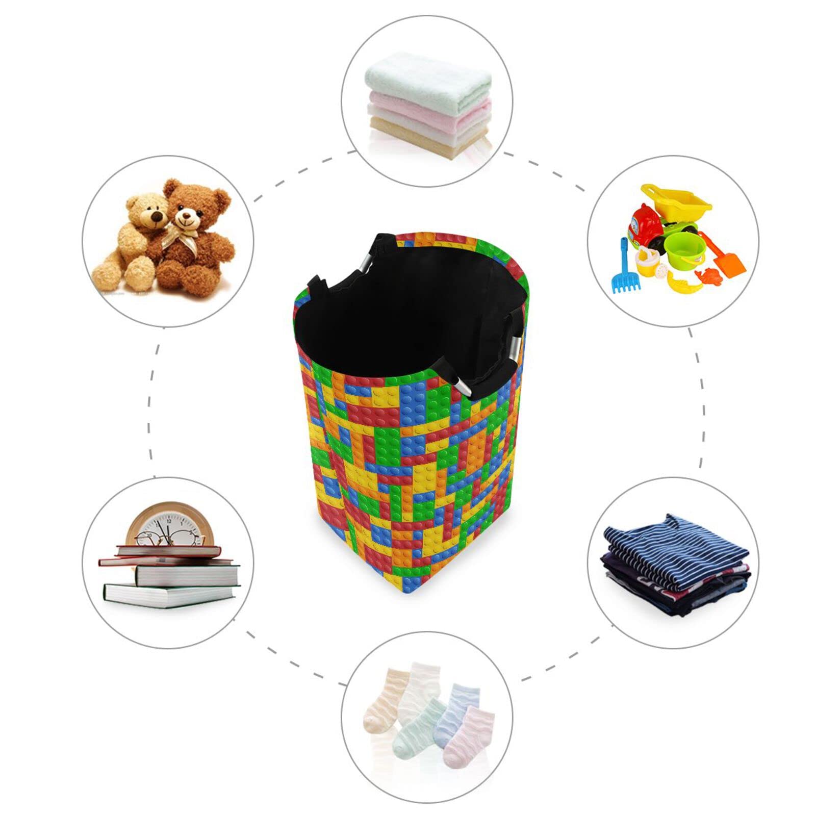 Jihqo hampers aluminum handle for comfortable carrying