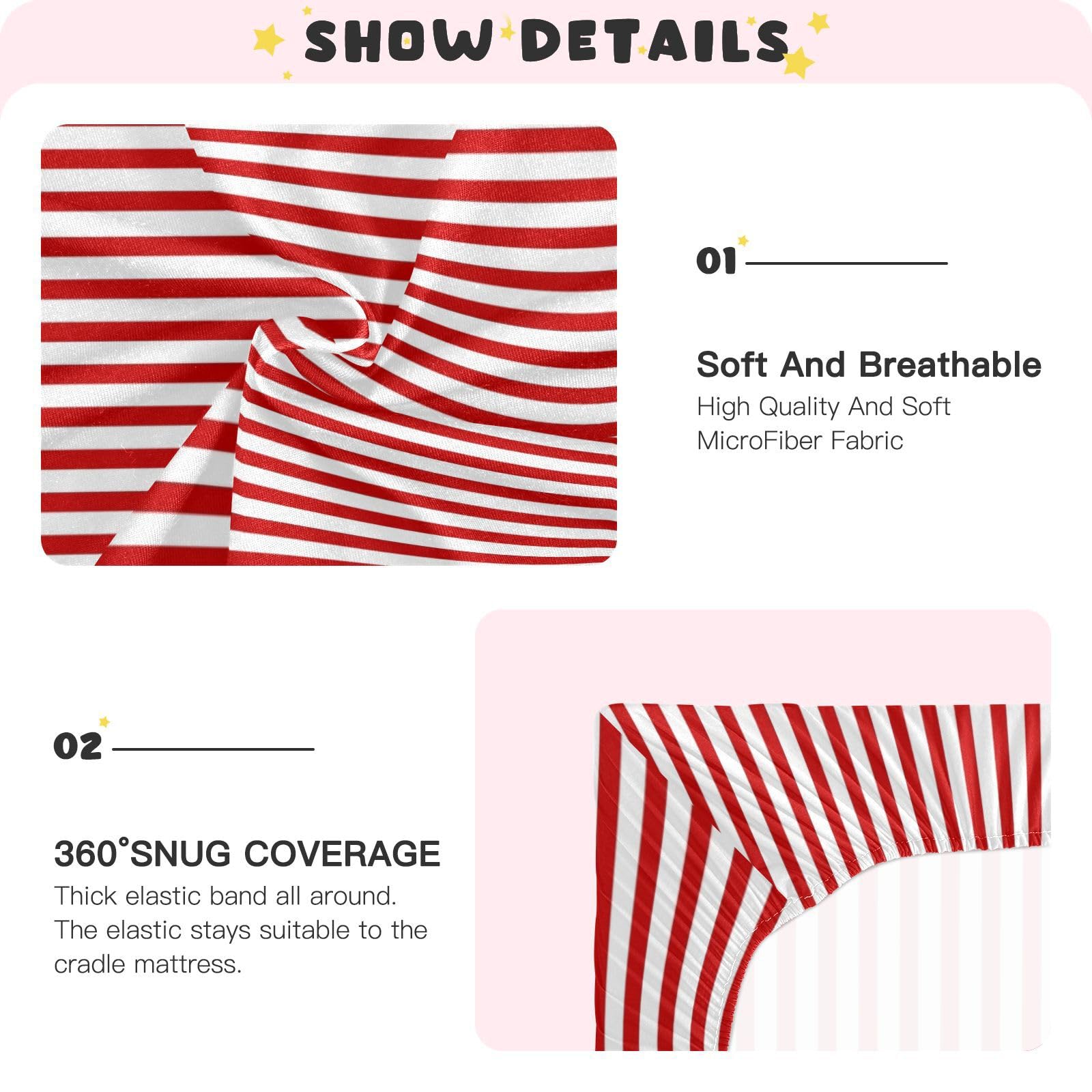 Jihqo skin-friendly breathable sheet suited for sensitive skin during naps.