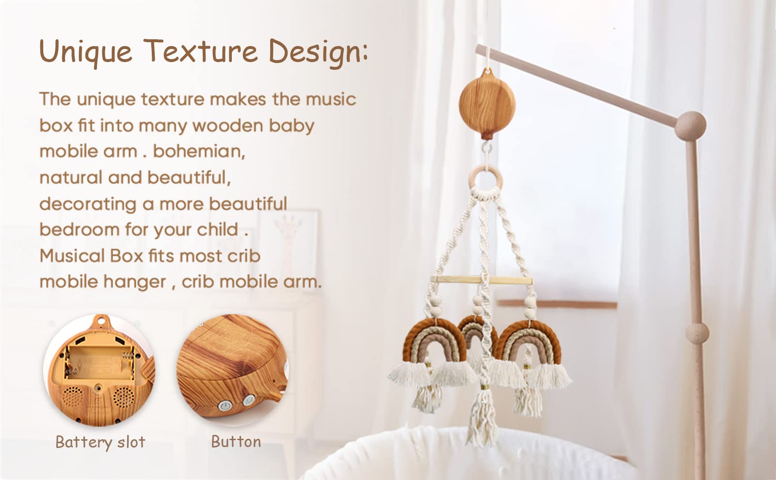 JILPAK crib bracket setup shows versatile mounting for different cribs.