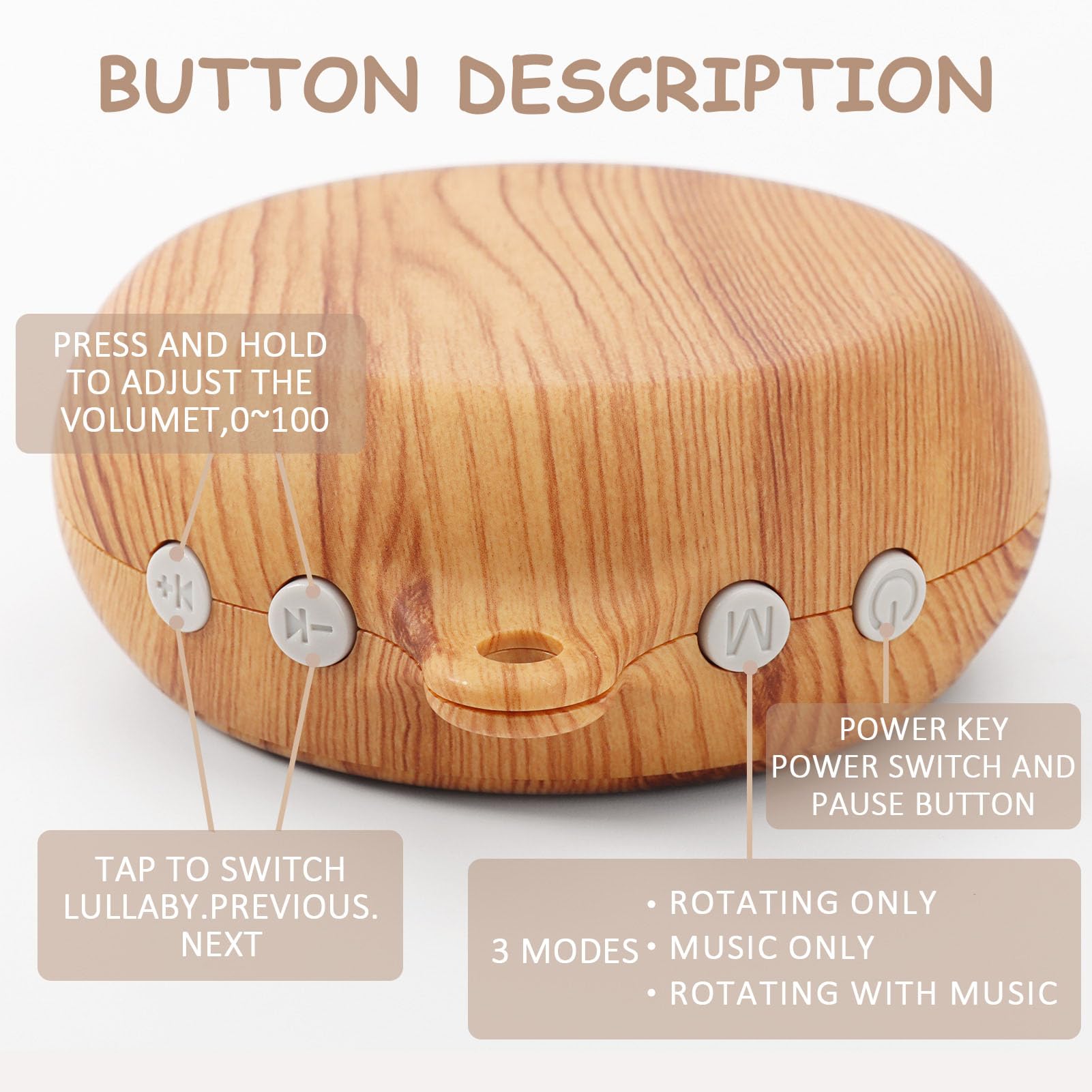 JILPAK baby mobile 9 lullabies provides comforting bedtime options.