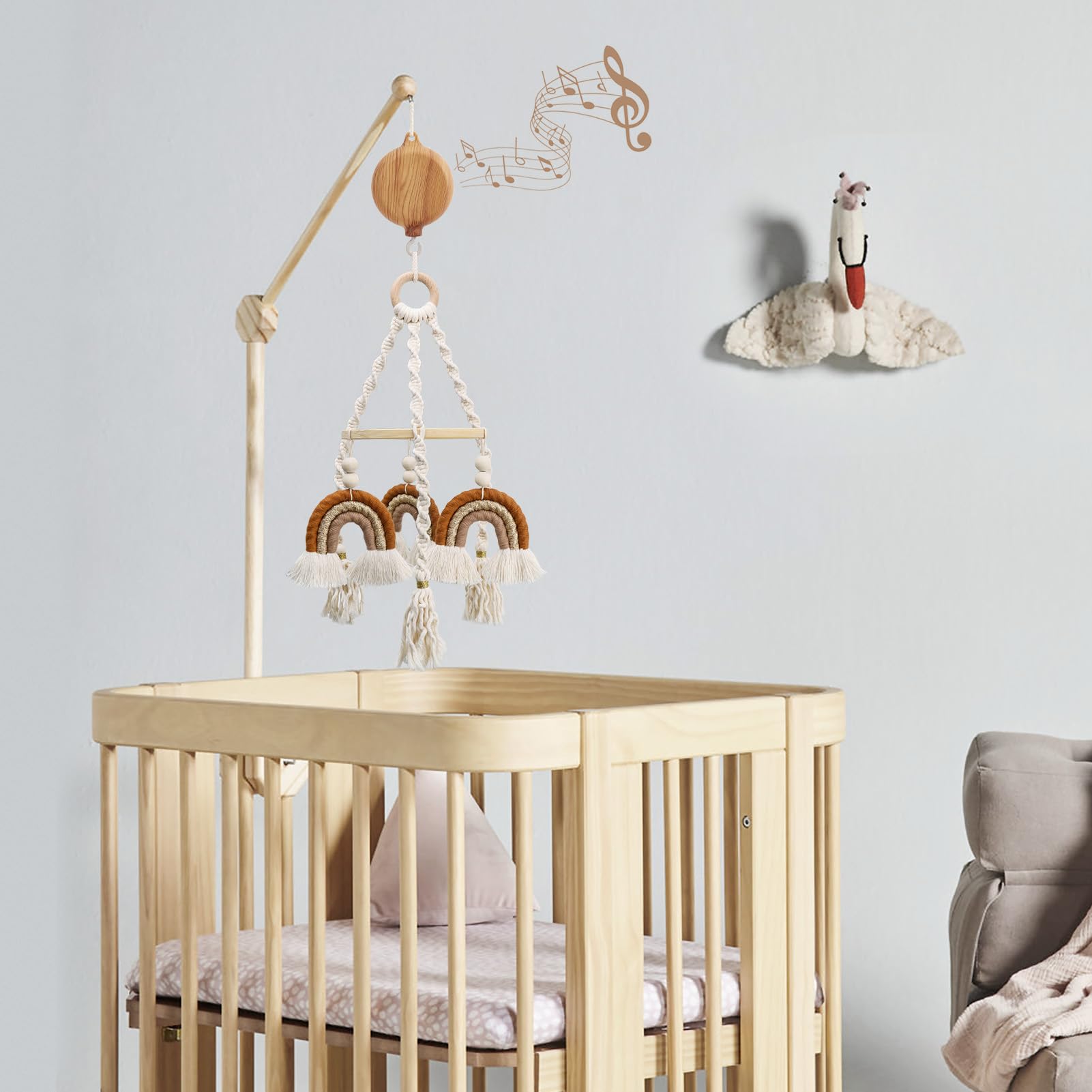 JILPAK baby mobile dimensions 3.54 by 5.5 inches suit compact travel.