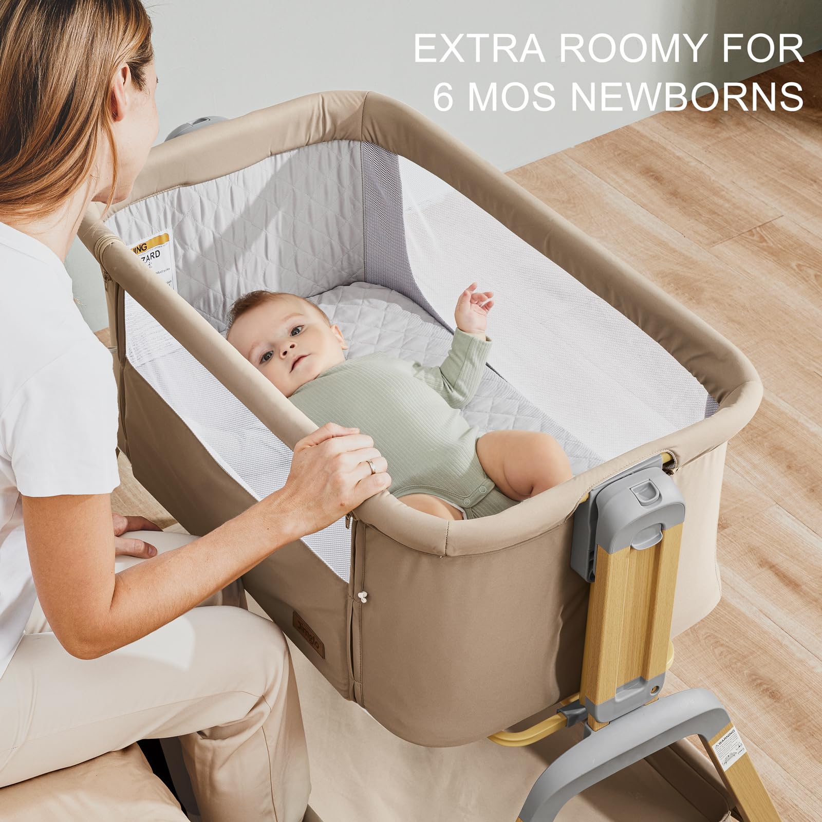 Jimglo five-height adjustment demonstrates adjustable bedside access