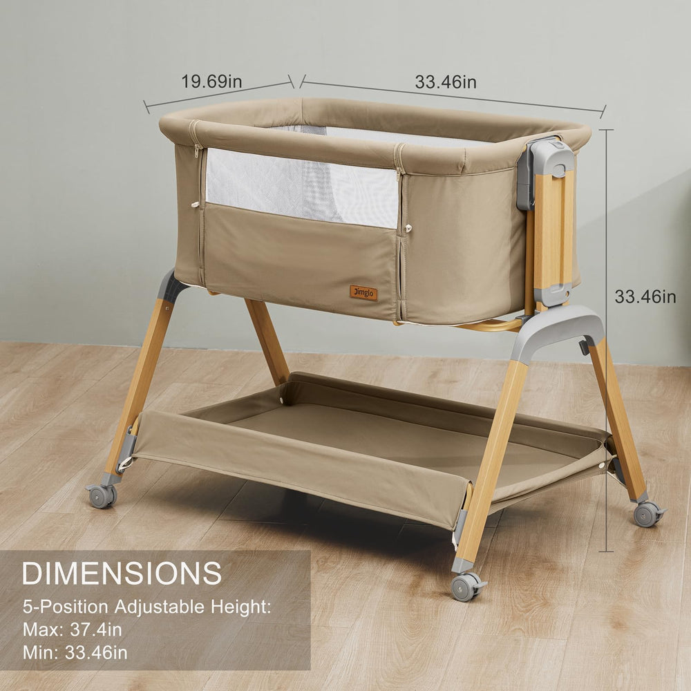 Jimglo tilt-mode feature shows reflux-preventing angle for safer lounging