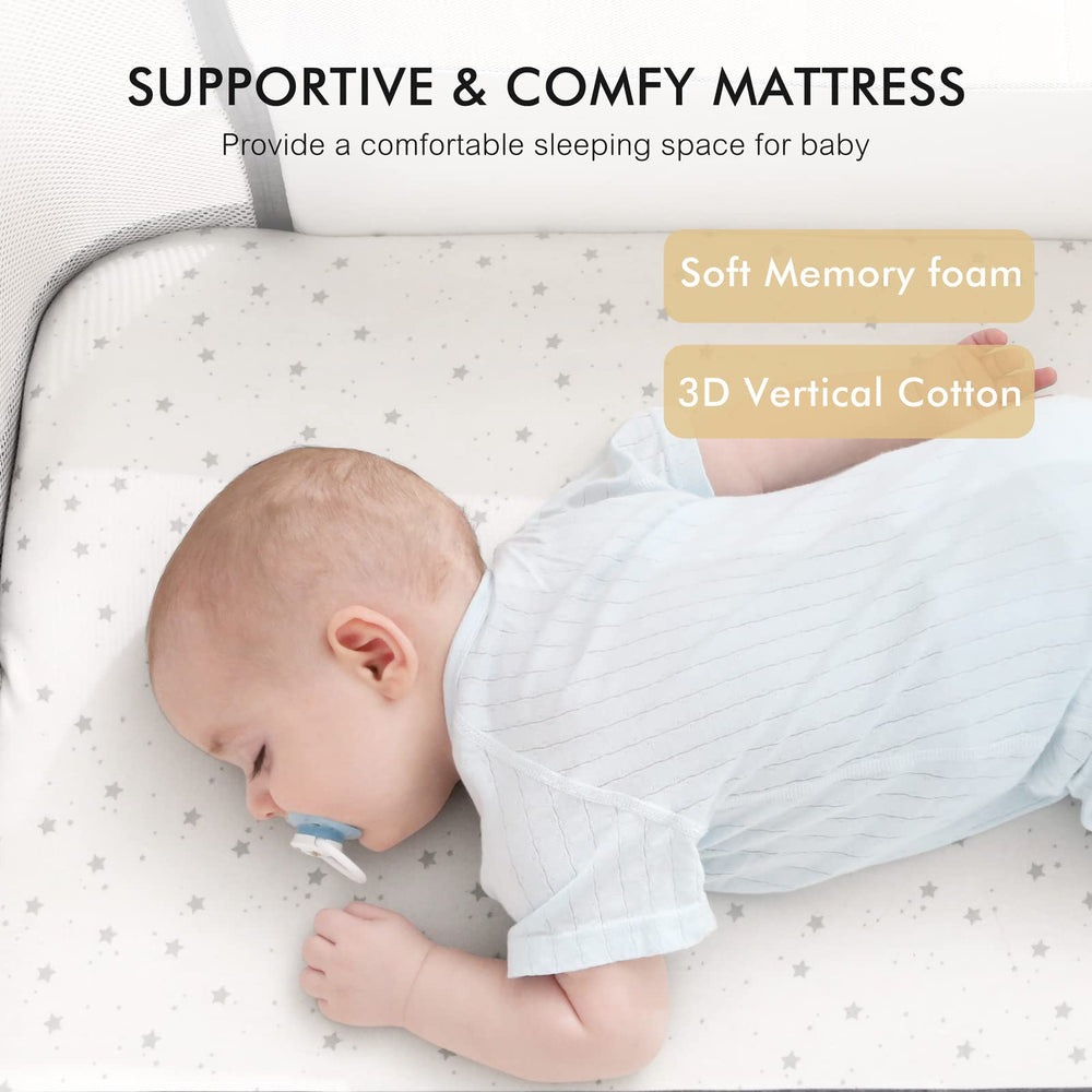 Jimglo memory foam mattress detail provides breathable comfort