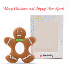 Jimibaby baby-holding teether designed for small hands and secure grip.