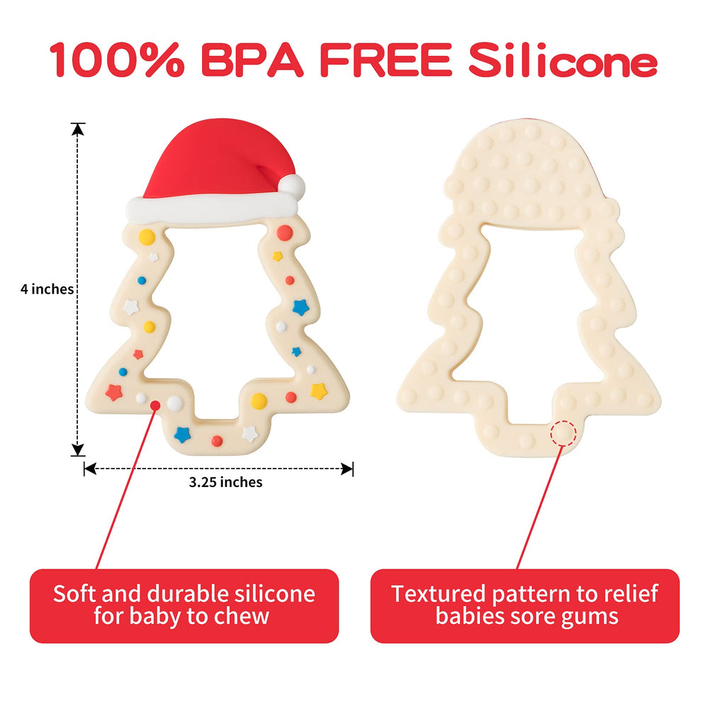 Jimibaby Christmas Teether makes a thoughtful baby shower gift.