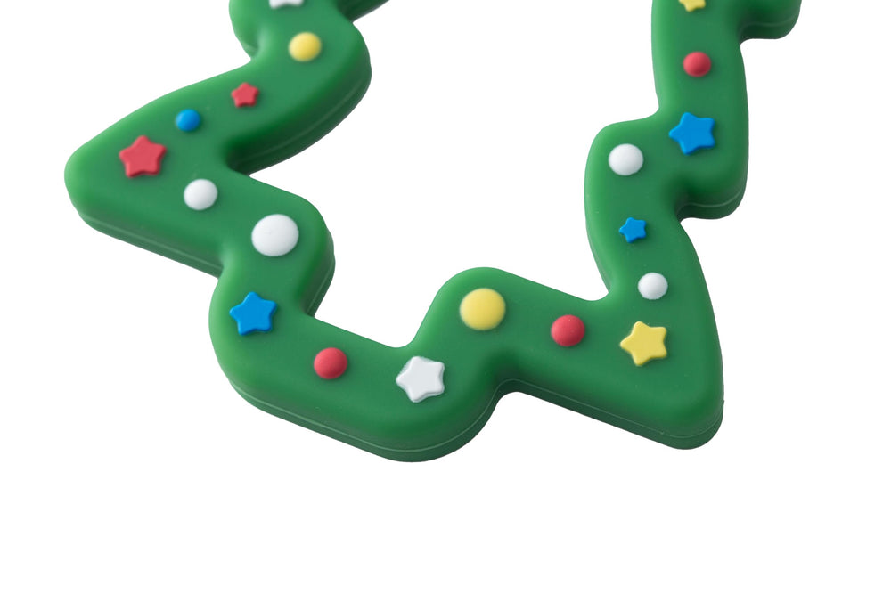 Jimibaby silicone teether BPA-free CPSIA-compliant for safe chewing.
