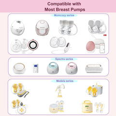 JIMOWANG silicone BPA-free flange insert emphasizes safe materials and cleaning