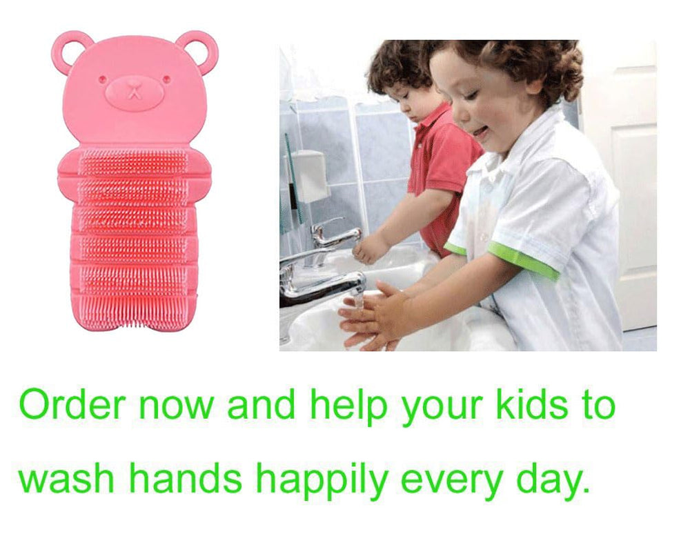 JINCH soap-compatible scrub brush creates lather with bath gel safely.