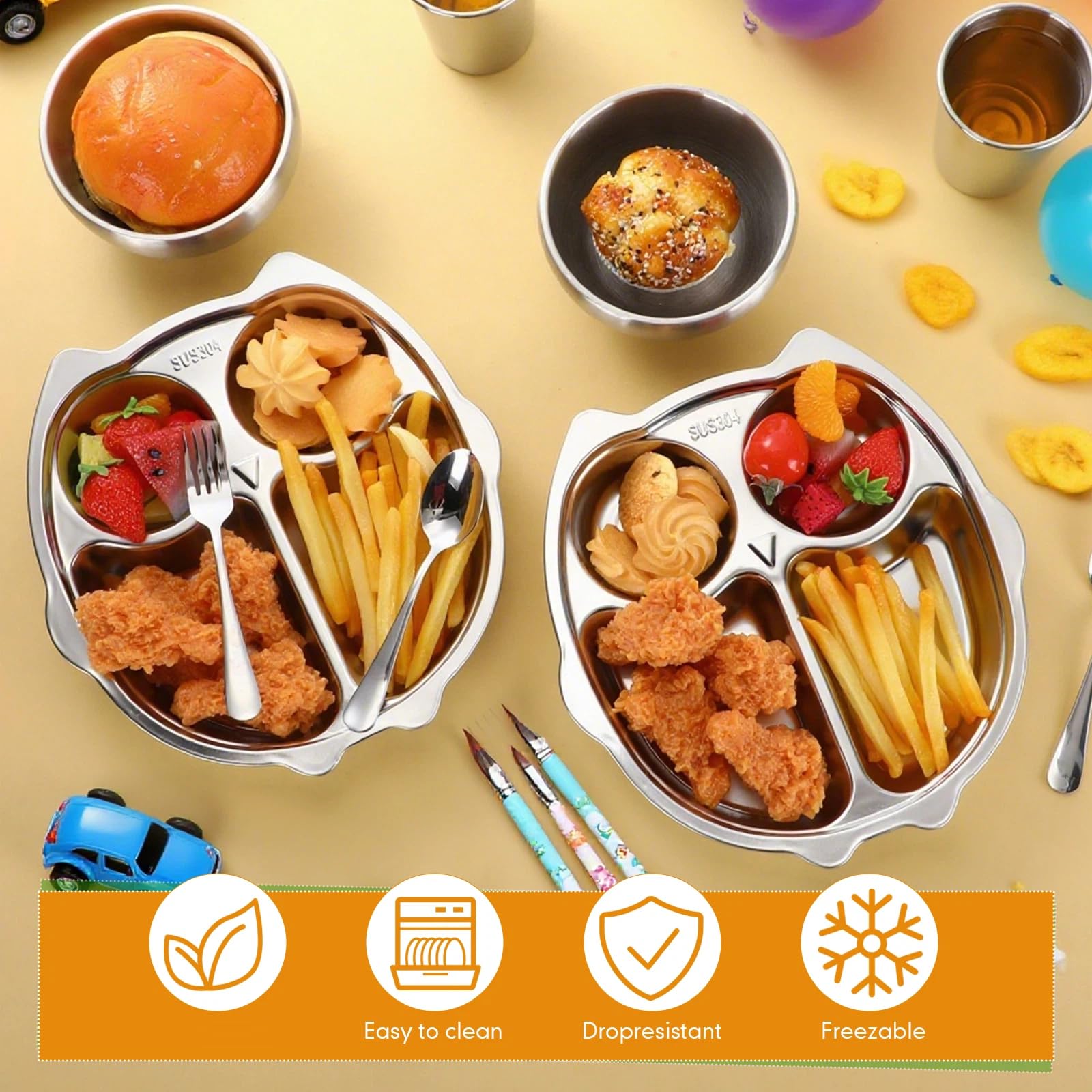 Jinei dining-set-packaging image showing comprehensive 20-piece kit for families