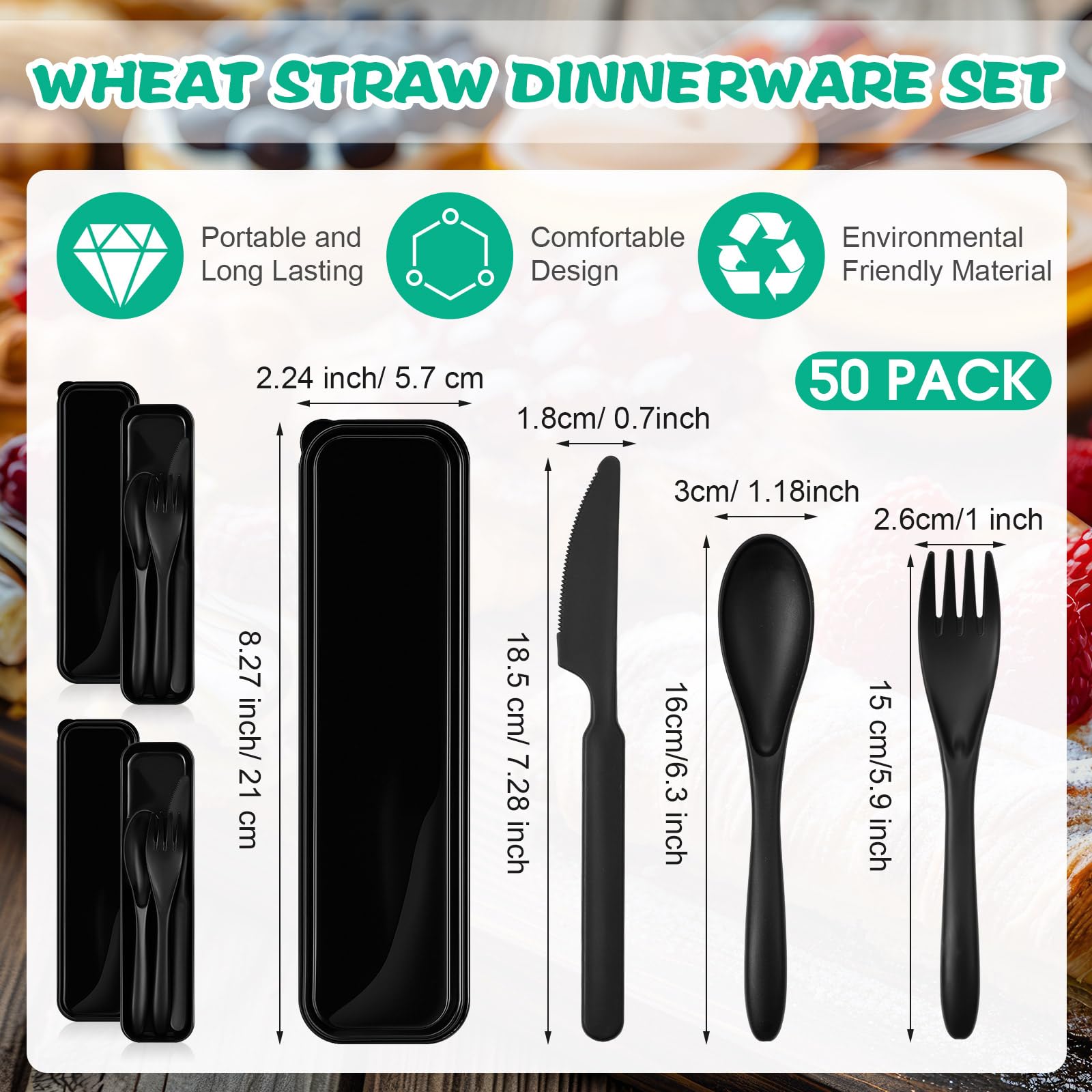 Jinei wheat-straw spoon close-up, smooth surface for easy cleaning and comfortable dining.
