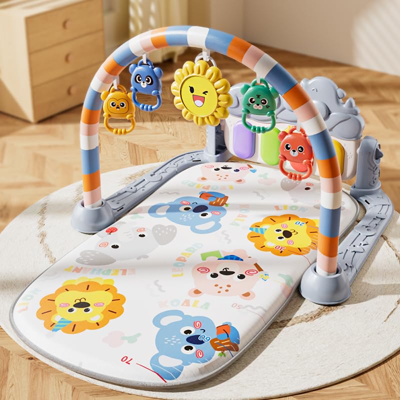 JING SHOW BUSSINESS soft-cotton-baby-gym — cozy, safe surface for baby play.