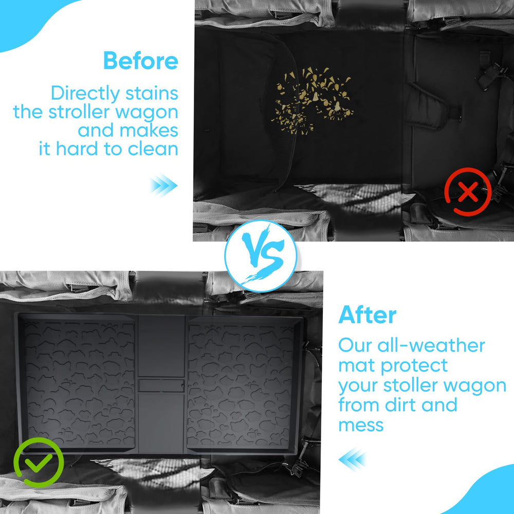 JingRoom animal-pattern design adds playful style while protecting wagon interior