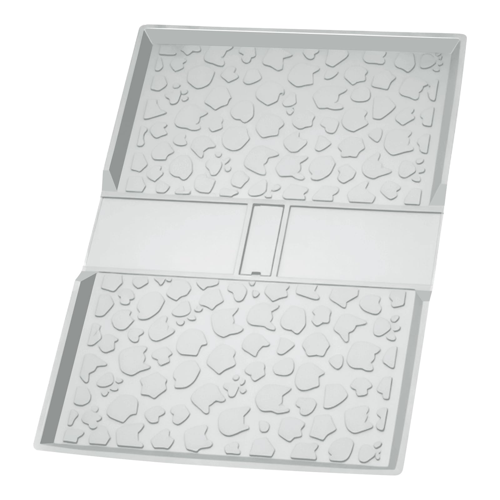 JingRoom all-weather mat front view shows Wrangler Deluxe fit, protecting aboard from mud and water.