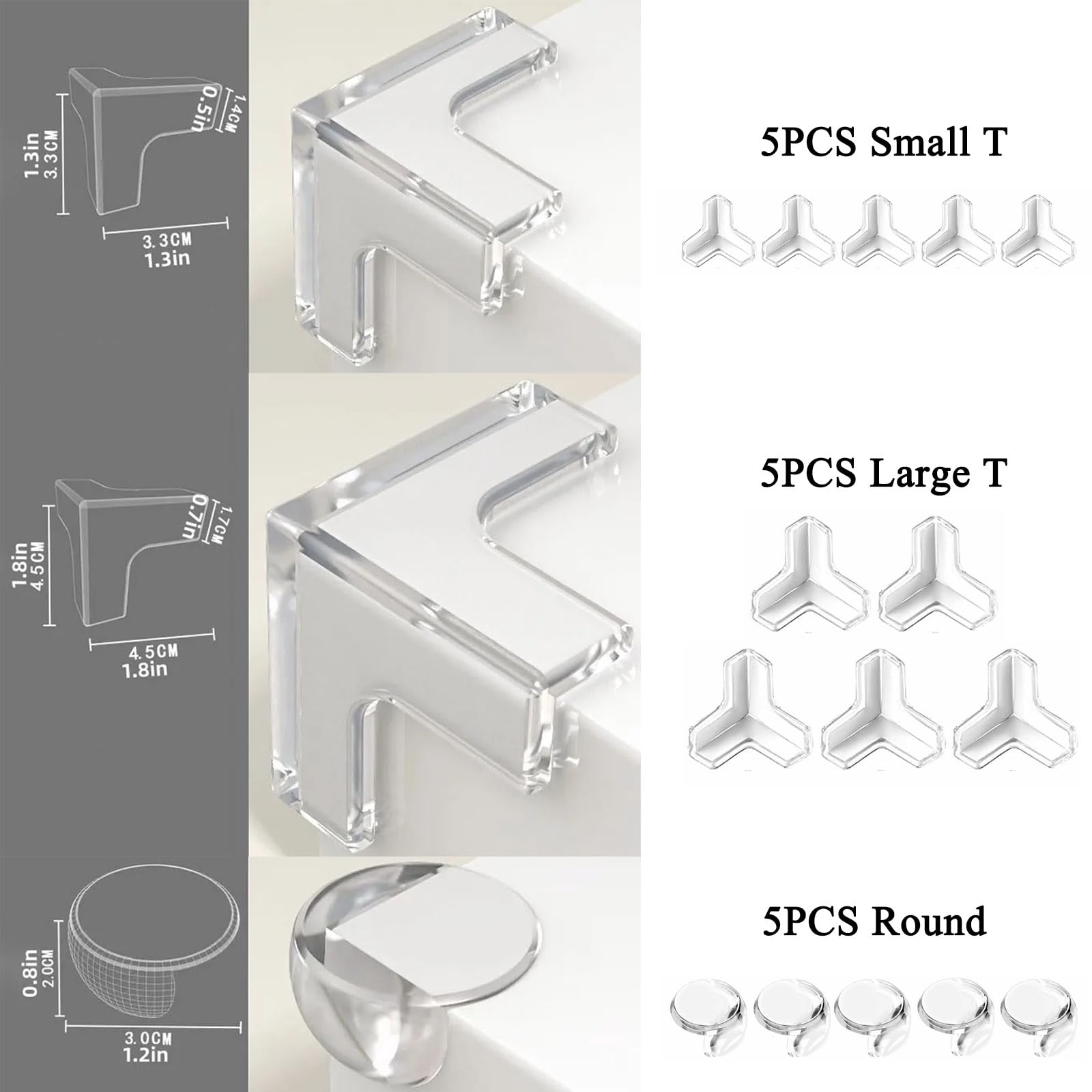 JinRui-T corner guards feature strong adhesive that helps protect furniture