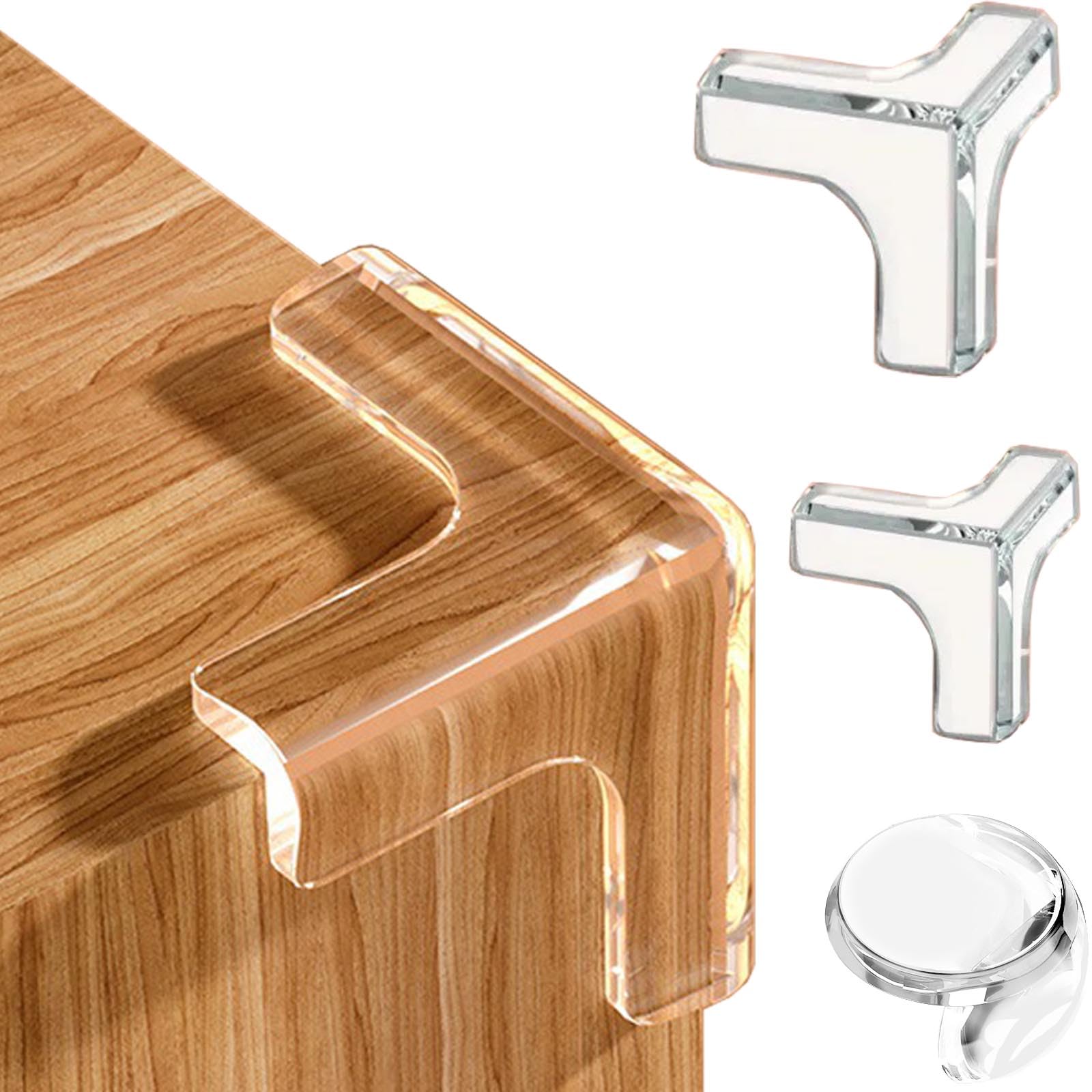 JinRui-T corner protectors in three shapes provide versatile edge coverage for tables