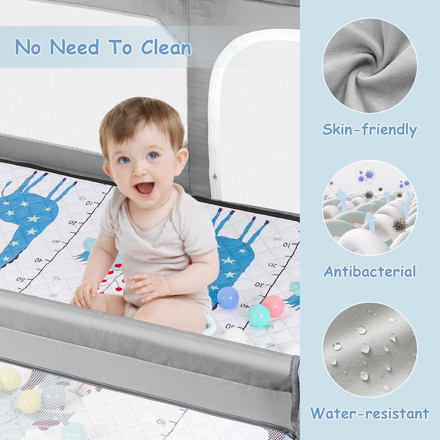 JINXIA suction stability and no gaps promote secure setup on varied floors.