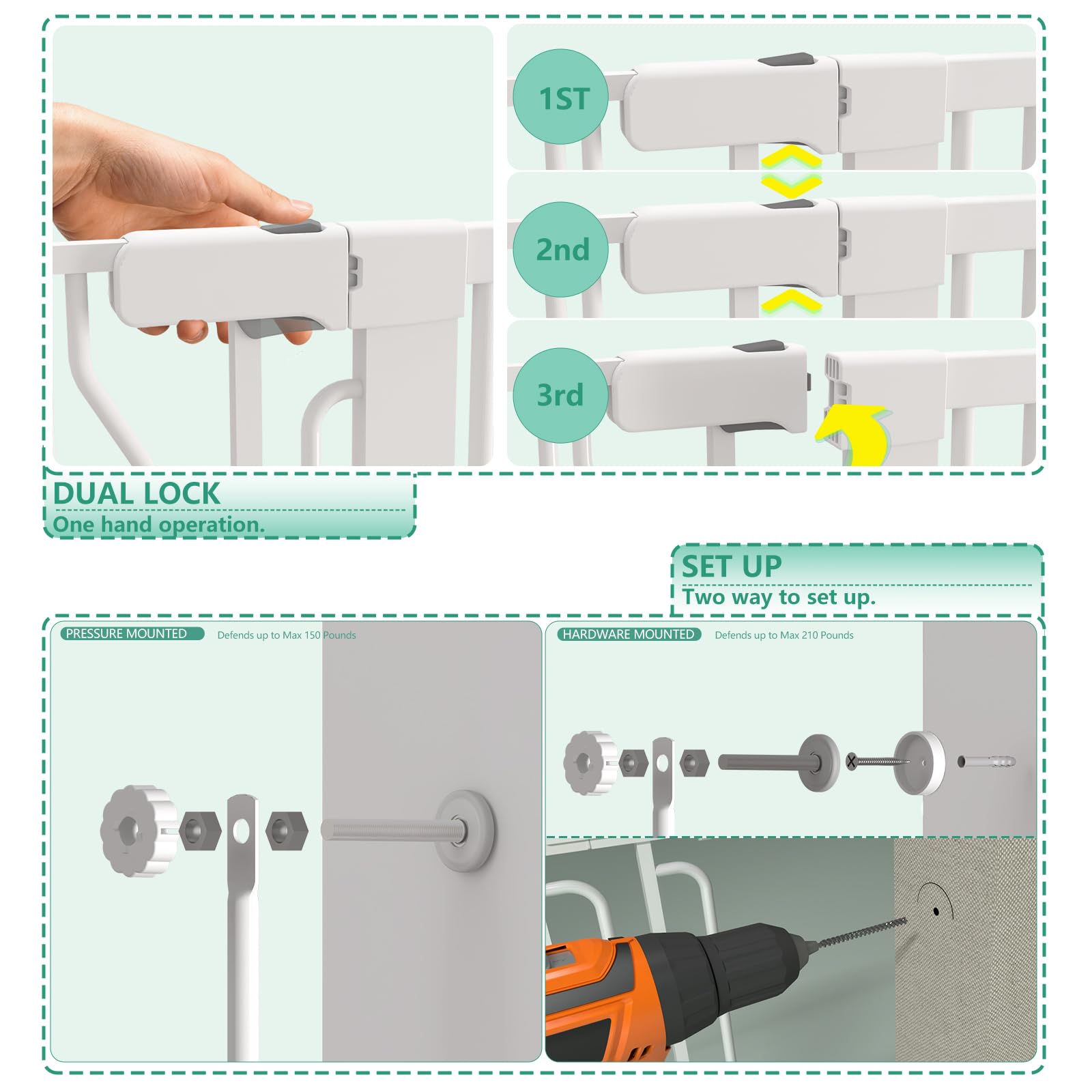 Jiprlak easy install no drilling setup in minutes.