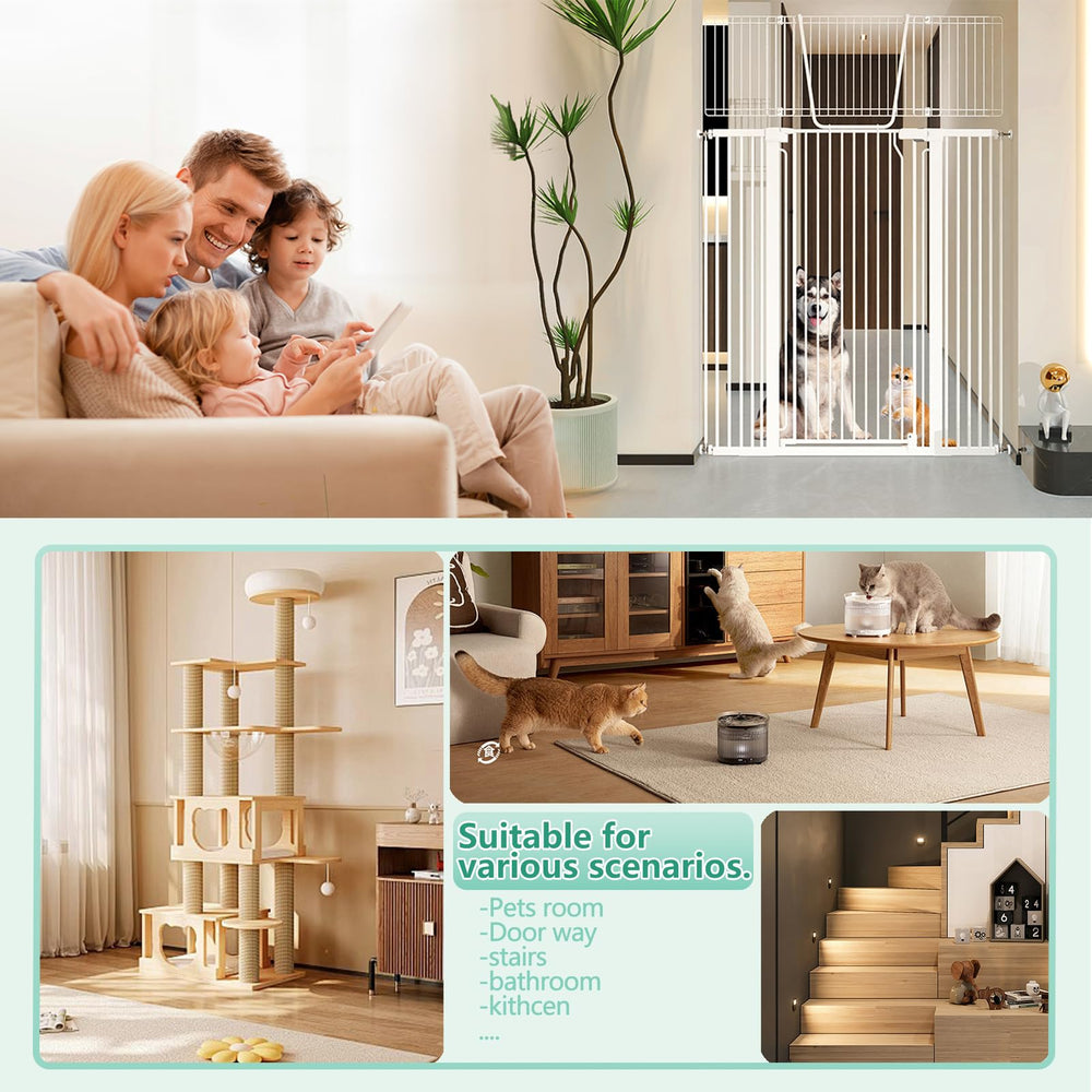 Jiprlak extensions 5.5 and 8.26 inches for flexible doorway sizing.