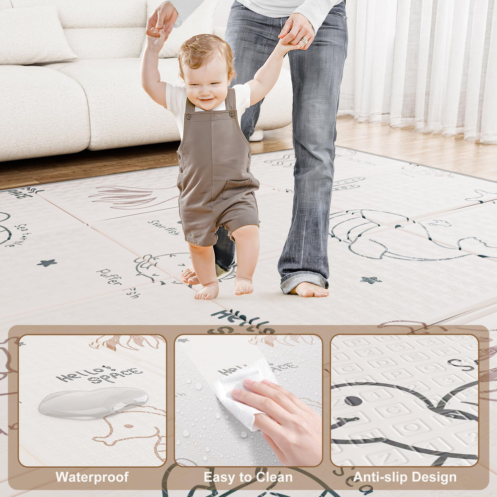 jiqiheyi 59x59 reversible patterns promoting learning through play