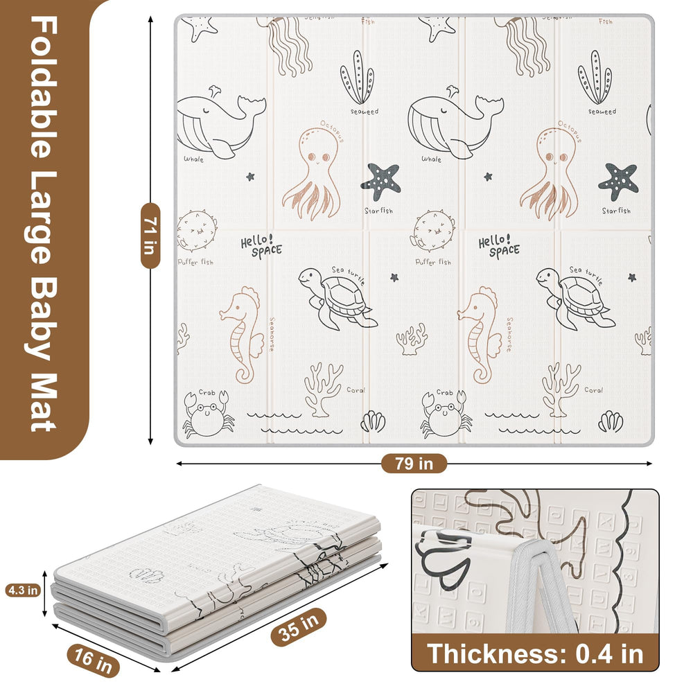 JIQIHEYI portable-fold design makes storage simple after playtime.