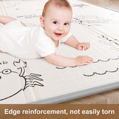 JIQIHEYI reversible animal patterns encourage exploration and learning.