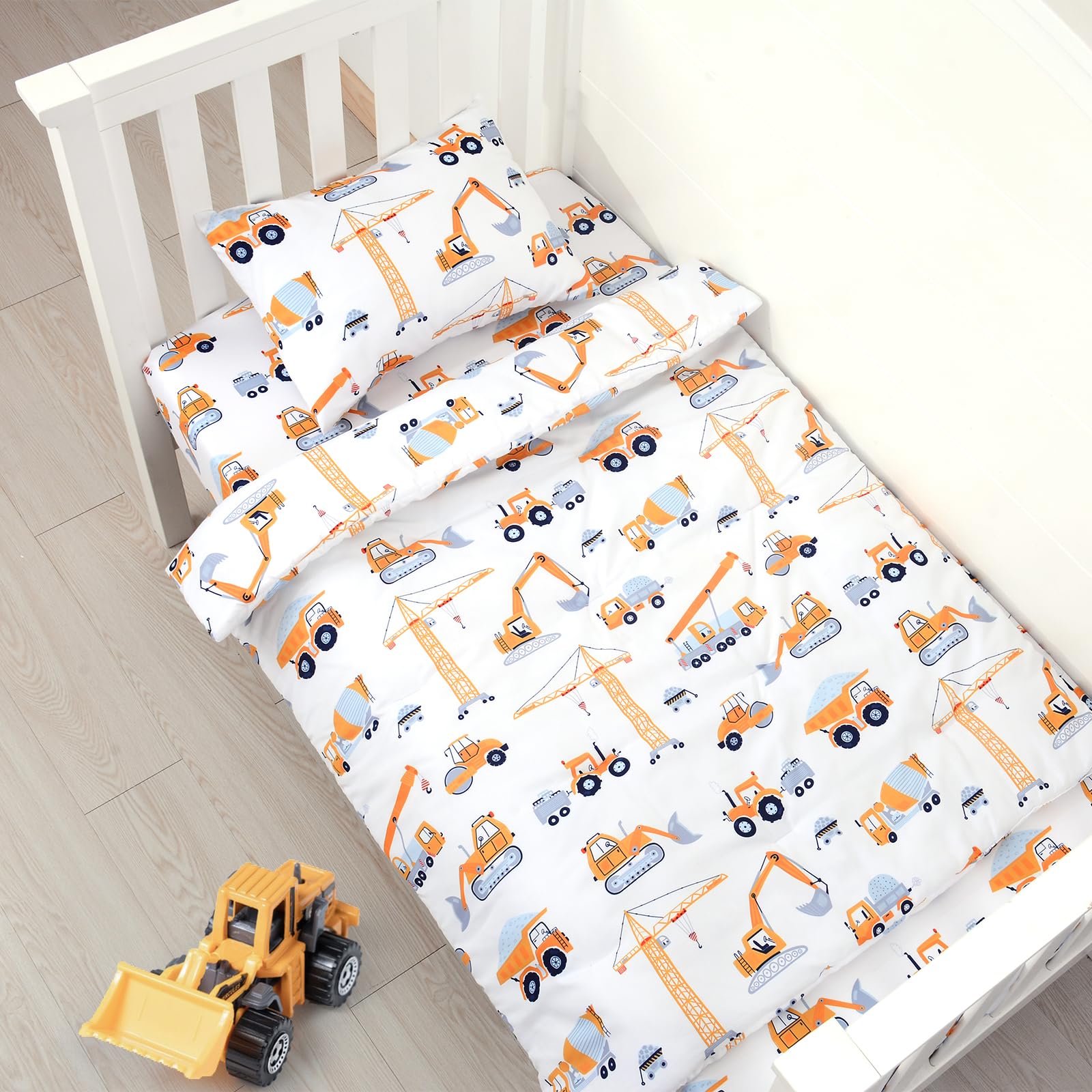 JISEN fitted sheet 52x28 ensures snug, secure crib fit