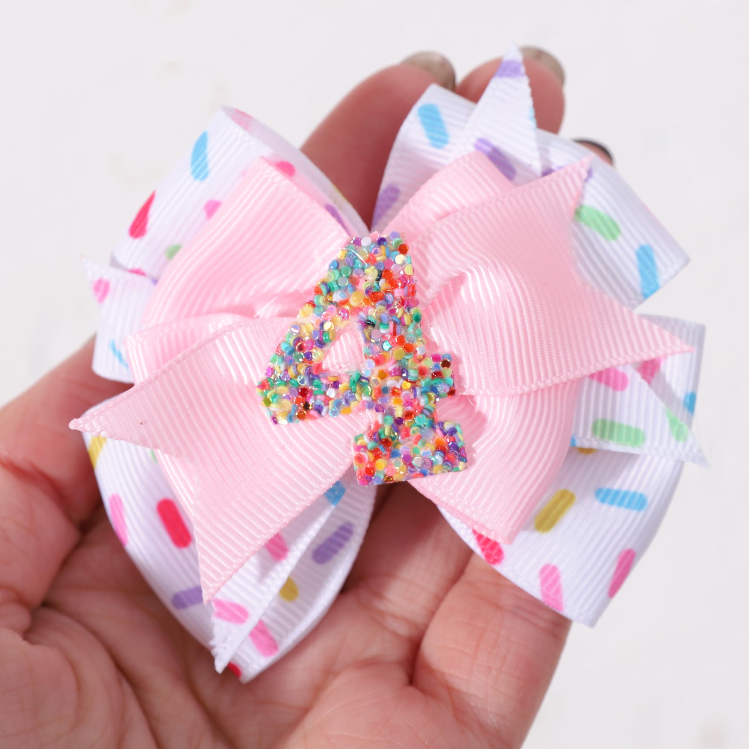 Jissoo sparkly hair clip reusable for future events