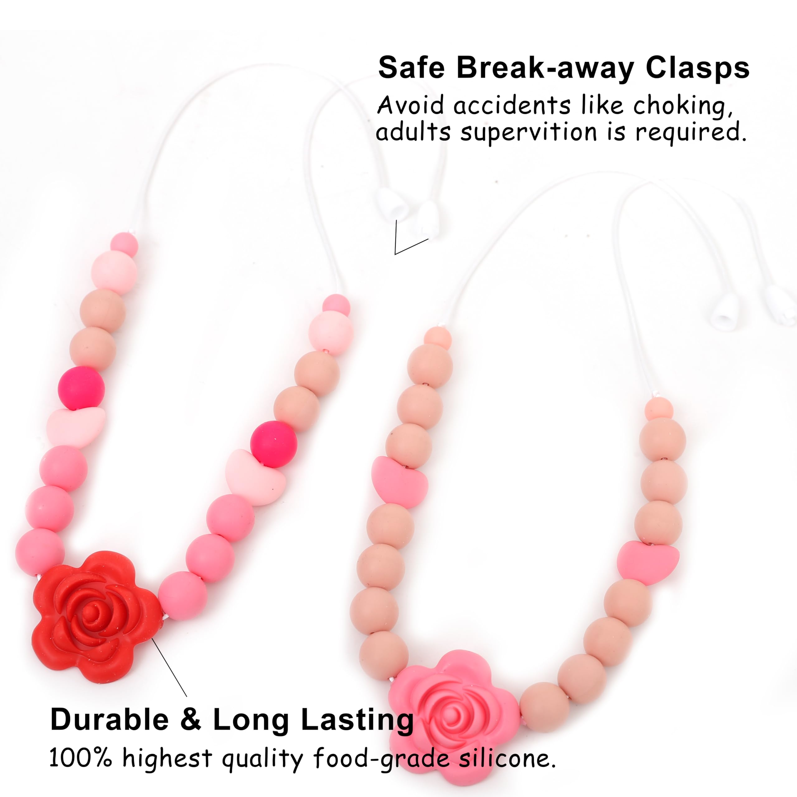 Jissoo necklace with detachable clasp for easy wearing