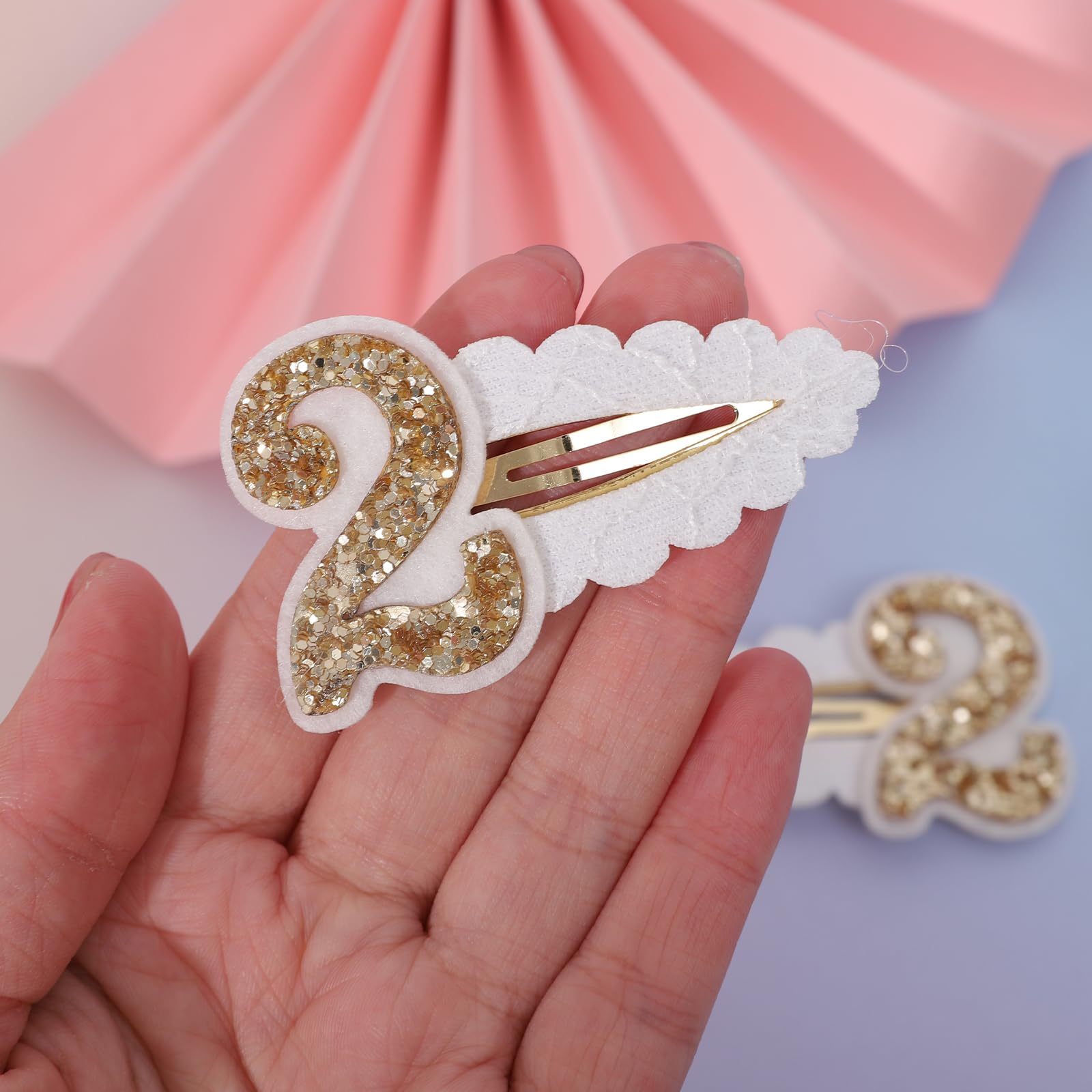 Jissoo daily-use 2nd birthday hair clip fits various hairstyles with subtle shine