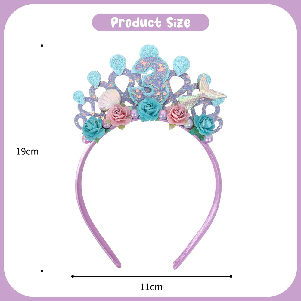 Jissoo Purple Flower Hairband on a child highlights lightweight comfort for all-day wear
