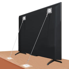 JIUDONE adjustable 42" TV straps securely anchor a flat screen to prevent tip-overs