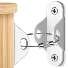 JIUDONE furniture anchors brackets close-up shows sturdy anti-tip hardware for safer homes.