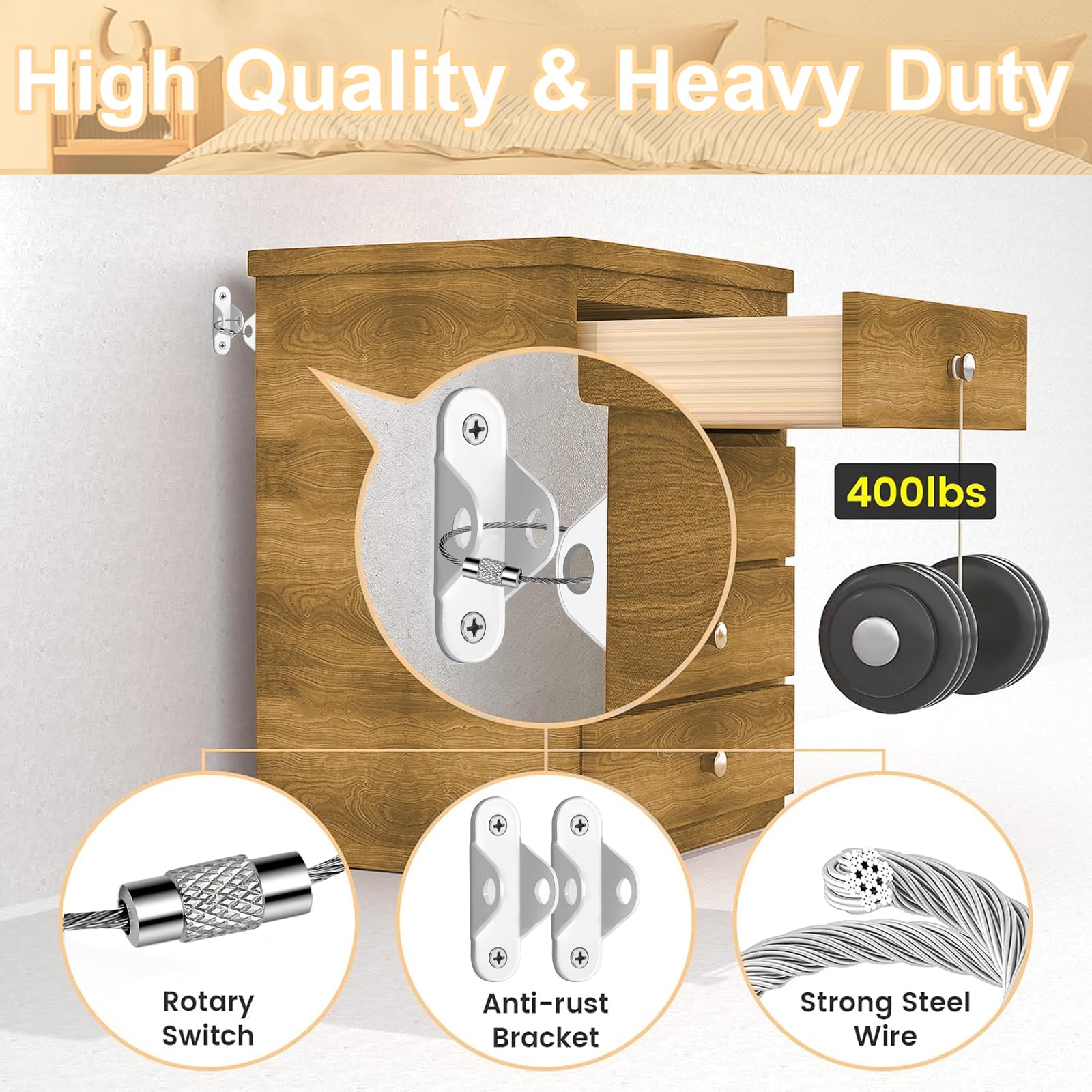 JIUDONE rotary screw demonstrates quick-release design for easy furniture reconfiguration at home.