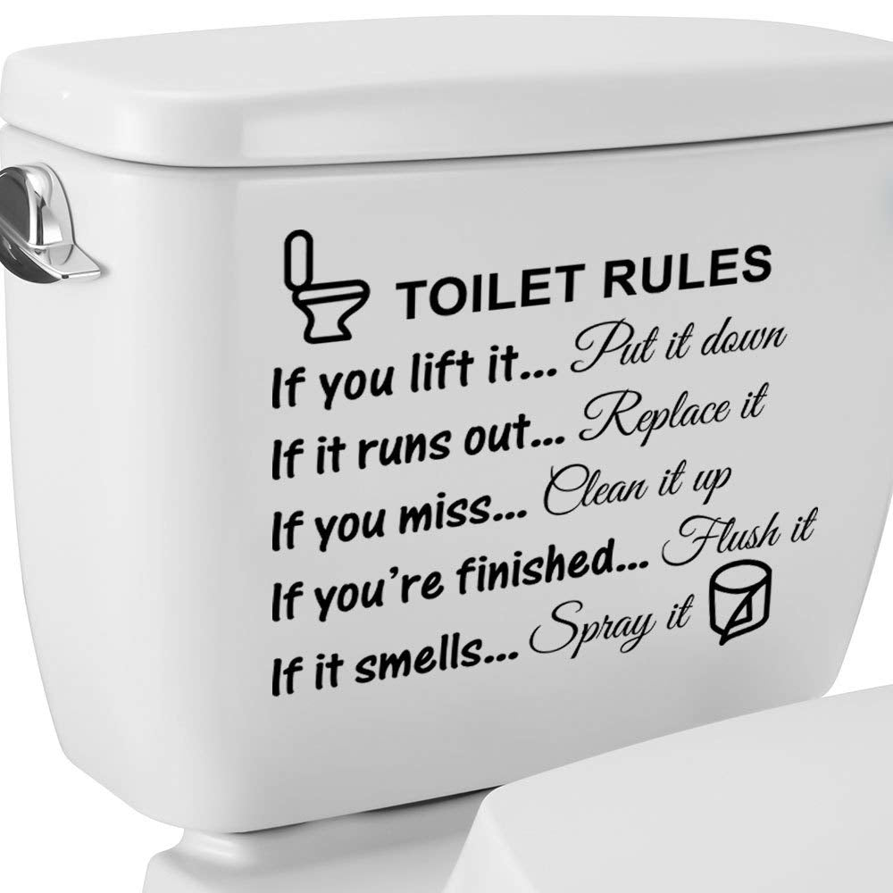 Jiuhong bathroom decor wall sticker for a playful, clean look