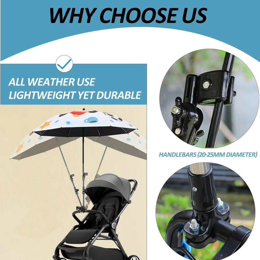 JIUKONG quick-release design enables fast umbrella swaps without tools.