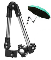 JIUKONG bicycle umbrella holder tube clamp secures 20-25mm tubes on mobility devices.