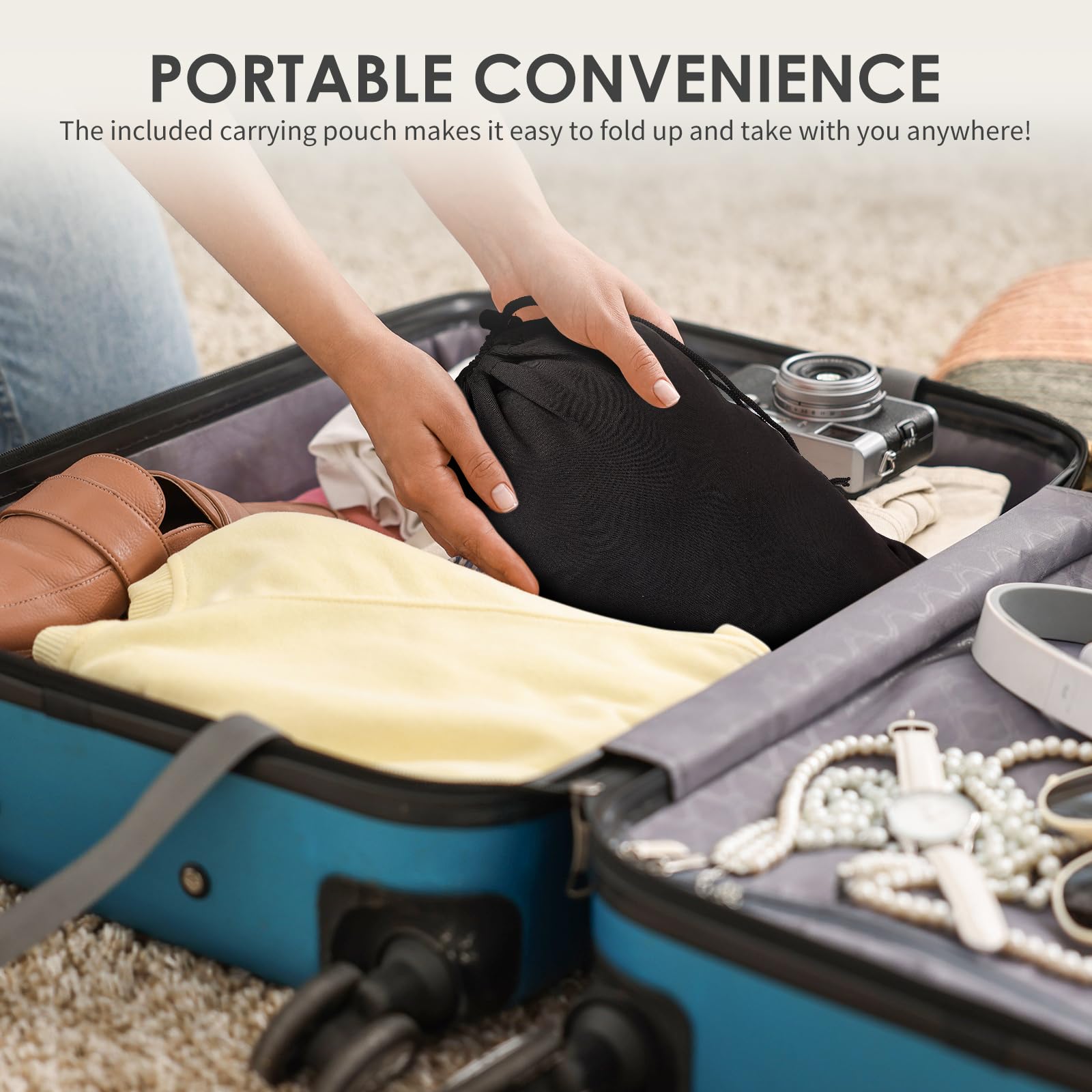 JIUKONG Crib Blackout Cover extended-fit demonstrates versatile travel crib compatibility